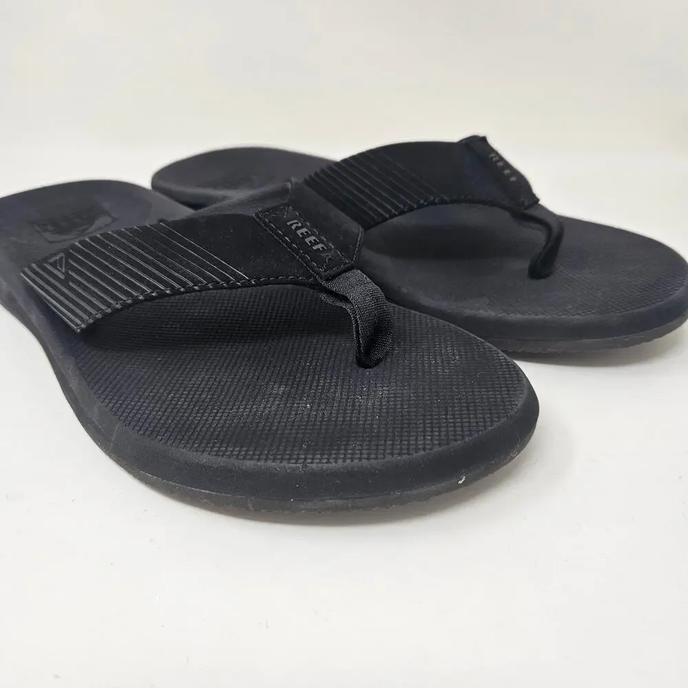Reef Men's shoes Flip-Flop sz 10 Black SM